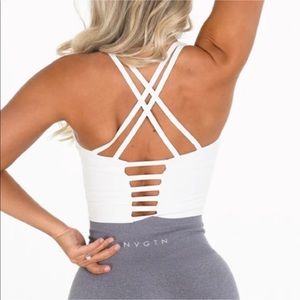 NVGTN White Matrix Bra Size M
